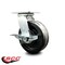 Service Caster 8 Inch Phenolic Wheel Heavy Duty Top Plate Swivel Caster with Brake SCC SCC-55S825-PHR-SLB - alternate 2
